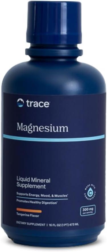 Trace Minerals Magnesium Tangerine / Магній смак мандарин 473 мл, фото 1