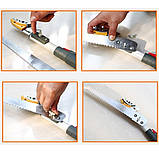 Пила телескопічна садова 1,8–3 м з секатором та збирачем фруктів для обрізки гілок і живоплоту, фото 2