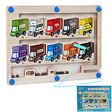 Дерев'яна дошка з магнітним сортером "Лабіринт" арт. F 43628, фото 2