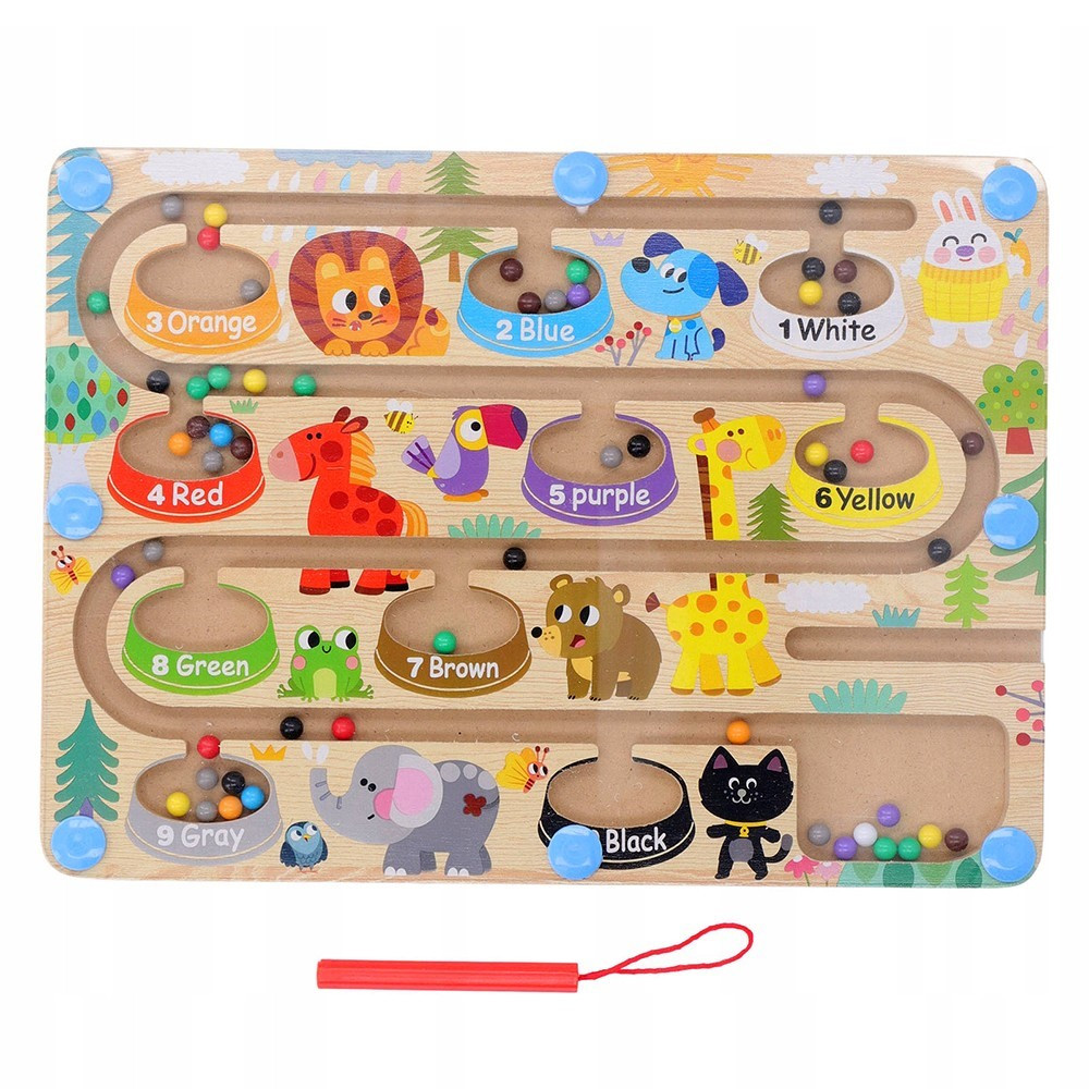 Дерев'яна дошка з магнітним сортером "Лабіринт" арт. C 66148, фото 1