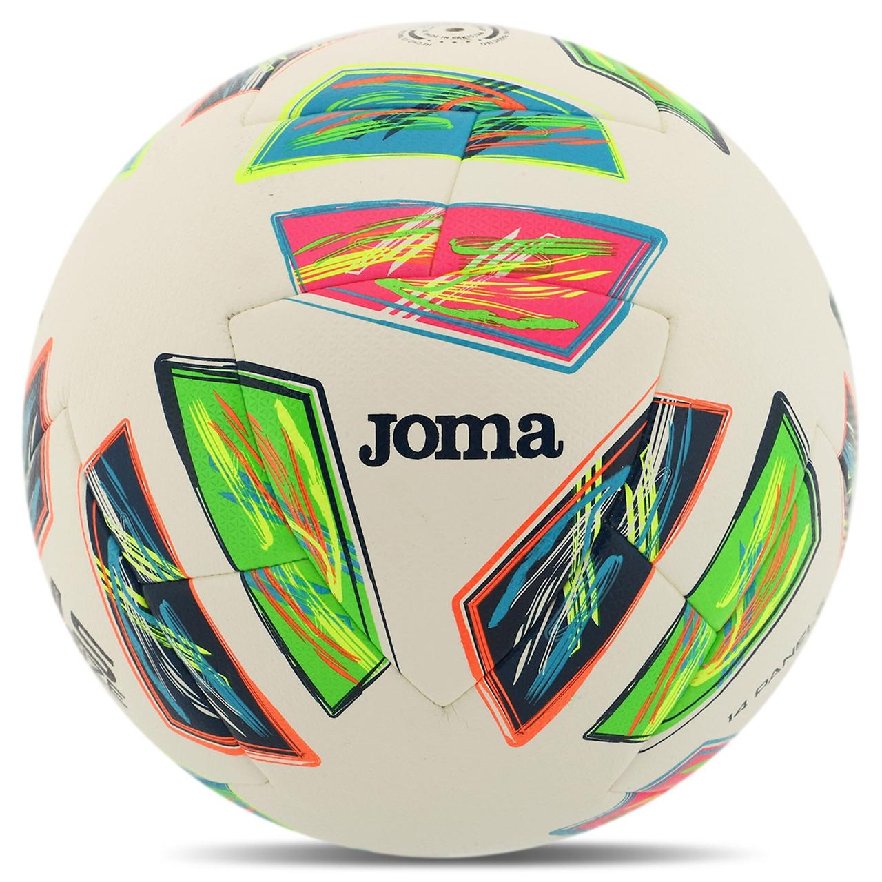 М`яч футбольний Joma Dinamic IV Білий-Салатовий (розмір 5) 401495-023-T5, фото 1