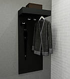 Вішалка.Вішалка настінна.Вішалка в передпокій.Вішалка настінна з полицею., фото 4