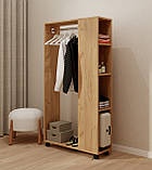 Вішалка.Вішалка настінна.Вішалка в передпокій.Вішалка настінна з полицею., фото 6