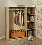 Вішалка.Вішалка настінна.Вішалка в передпокій.Вішалка настінна з полицею., фото 3