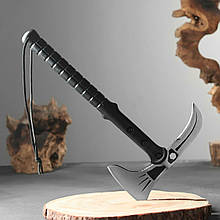 Туристична тактична сокира з лезом з нержавіючої сталі у чохлі 39 см 1862 (JS)