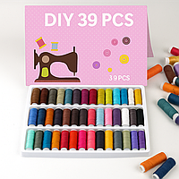 Набір швейних ниток для шиття 40/2 поліестер 39 котушок