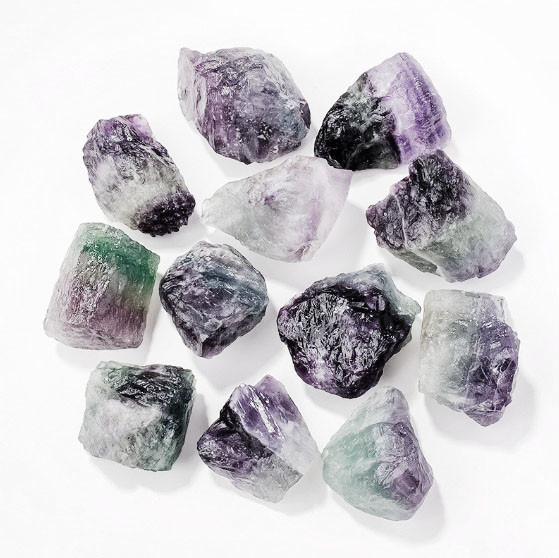 Кольоровий флюорит необроблений 3-5 см.