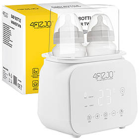Підігрівач/стерилізатор для пляшечок 4FIZJO Twin 4 в 1 White (P-5905973402392)