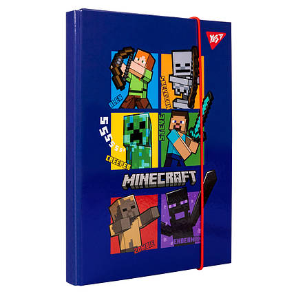 Папка для зошит В5 YES Minecraft 500238 24х18х3 см ID 4917830, фото 1