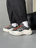 Мужские кроссовки Nike ACG Mountain Fly Grey/Beige Gore-Tex кросівки чоловічі Nike, фото 3