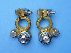 Клема АКБ латунна (шпилька М10) (пр-во Україна)