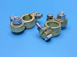 Клема АКБ латунна (шпилька М8) (пр-во Україна)