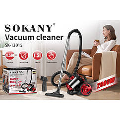 Електричний пилосос Sokany SK-13015 2000 Вт циклонне фільтрування 4,5 м