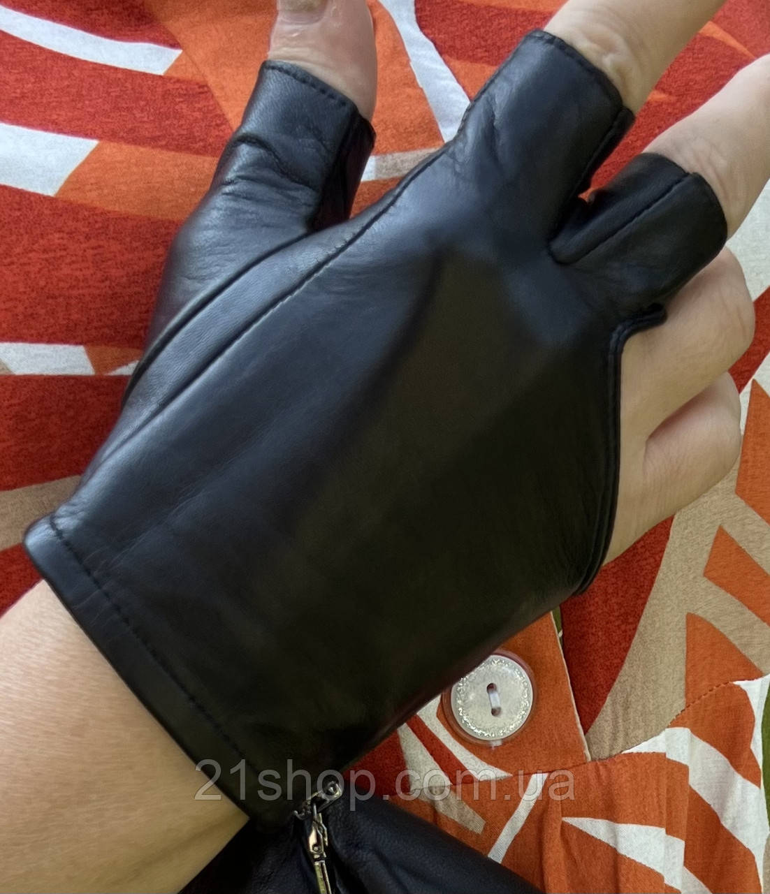 Жіночі рукавички без пальців, фото 1