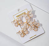 Дитячі заколки для волосся "Метелик" 5 шт 3 кольори, фото 6