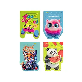 Альбом фігурний для малювання 20 аркушів на скобі, упаковка 16шт (ціна за 1шт) TE14633-2