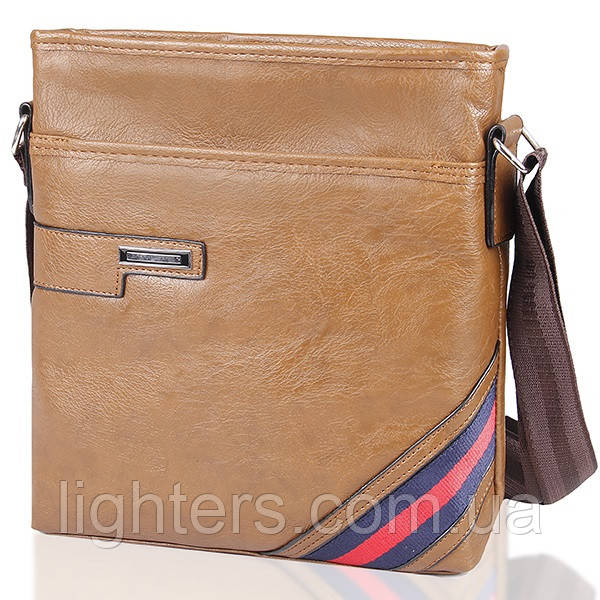 Сумка чоловіча через плече недорого S-260 містка сумка коричнева Giraland, фото 1