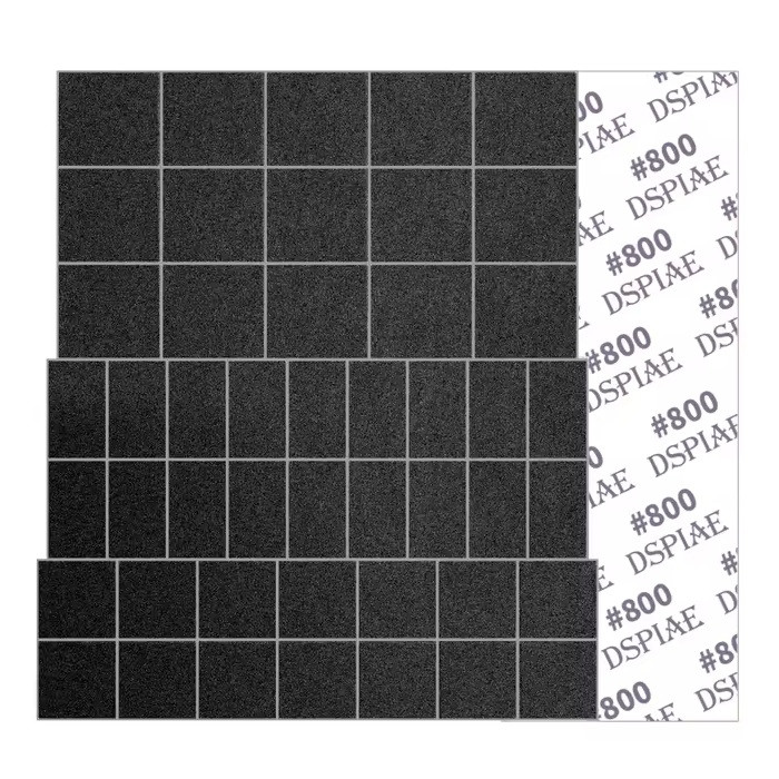 Шліфувальний папір DSPIAE MSP-ES08 #800 70*80mm (5pcs) для шліфувального інструменту, фото 1