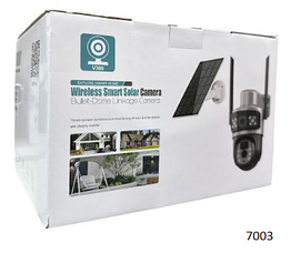 Вулична поворотна IP камера PTZ з сонячною панеллю 4К 8Мп