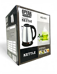 Електрочайник Opera HD-5001 2л 1500Вт 220V/50Hz Метал
