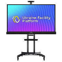 Інтерактивна панель Promethean ActivPanel Plus 10 75" OPS-M (i3/8/256/Windows) з мобільним стендом