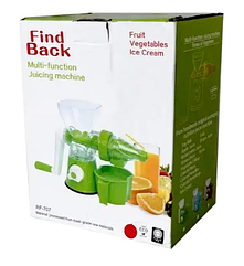 Ручна соковижималка Multi-Function Juicing Machine RF707 центрифужна