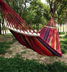 Гамак тканинний з планкою 200х150 см