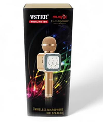 Бездротовий караоке мікрофон Wster WS-1818 зміна тембру голосу