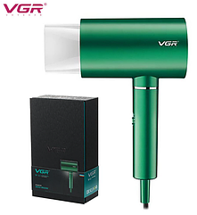 Професійний фен VGR V-431 з іонізацією зелений 1800Вт