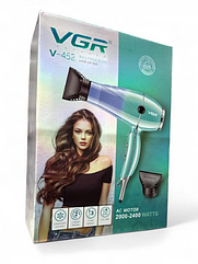 Професійний фен VGR V-452 2400Вт 2 насадки
