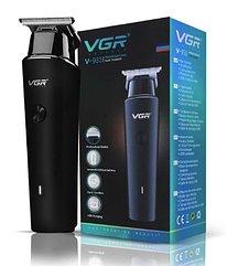 Професійна машинка для стрижки волосся та бороди VGR V-933 акумуляторна 4 насадки