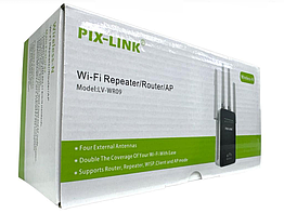 WiFi репітер роутер PIX-LINK Repeator LV WR09 чорний висока швидкість