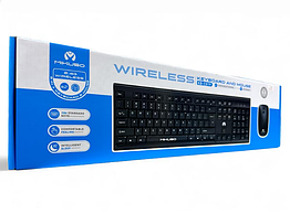 Набір клавіатура і миша Mikuso KB C019 2.4G чорний