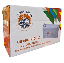 Гелевий акумулятор Opera Solar OS100-12 12V 100Ah 24кг