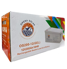Гелевий акумулятор Opera OS200-12 12V 200Ah 45кг для сонячних панелей