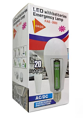 Лампочка LED Emergency Bulb FAE 20Вт 2150 лм Li-ion 2 x 18650