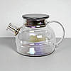 Чайник заварник із пружинним фільтром IrisBrew, жаростійке скло, 1,0 л, фото 7