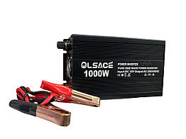 Перетворювач інвертор 12В 1000Вт чиста синусоїда