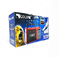 Радіо з ліхтарем Golon RX-177 батарея LED підсвічування