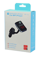 Автомобільний FM-модулятор M3 Plus з bluetooth та підтримкою мобільних пристроїв