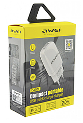 Мережевий зарядний пристрій Awei 18W USB для смартфонів і планшетів