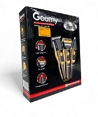 Триммер Geemy Багатофункціональний набір для стрижки 3 в 1 5 Вт