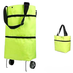 Складна сумка Trolley Bag зелена середня