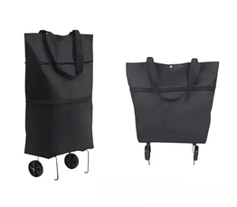 Складна сумка Trolley Bag стандартна чорна
