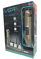 Професійна машинка для стрижки волосся та бороди VGR V-110 8 в 1