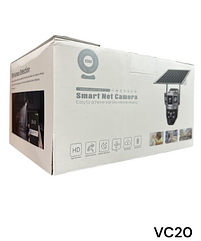 Вулична поворотна IP камера з сонячною панеллю 300Вт 4 камери 4К 8Мп 4G чорна