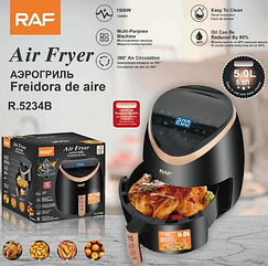 Фритюрниця RAF R.5234 чорна 5л 1500Вт