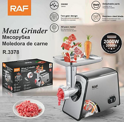 М'ясорубка RAF R.3378 2000Вт сірий