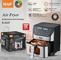 Аерогриль RAF R.5337 Чорний 6л 1500Вт