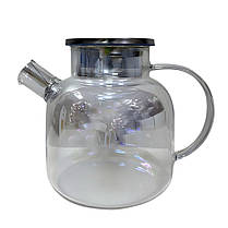 Чайник заварник із пружинним фільтром IrisBrew, жаростійке скло, 1,5 л, фото 3